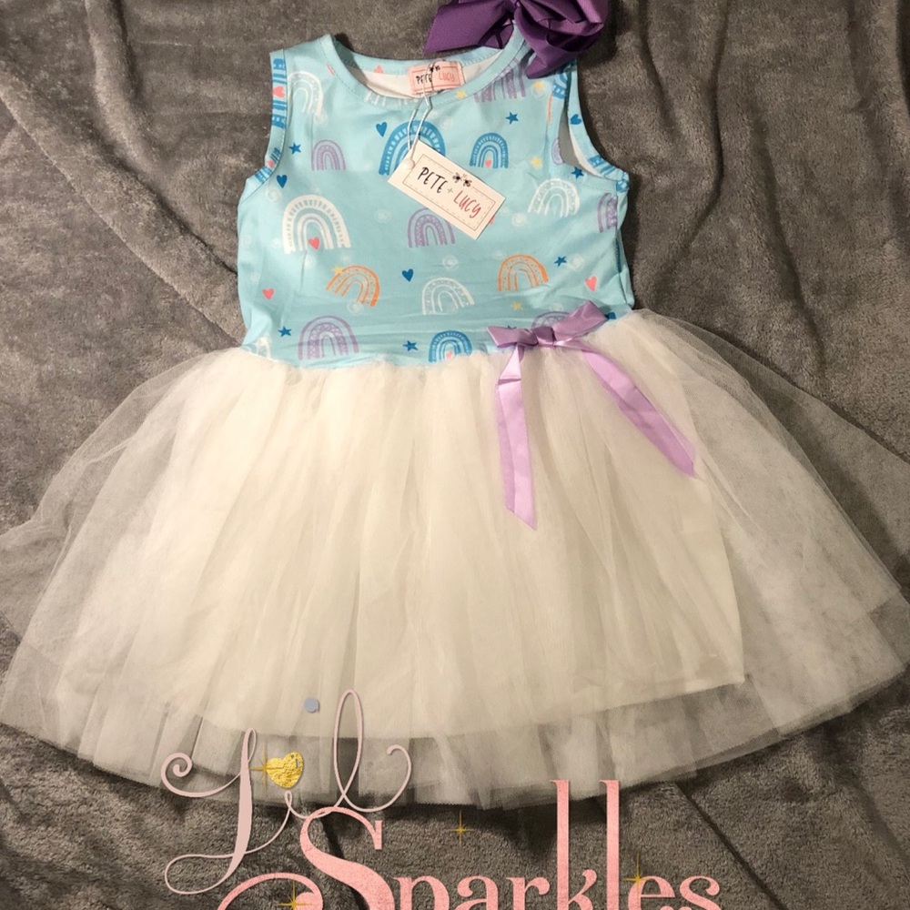 Rainbow Tutu Girl’s Dress
